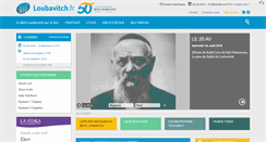 Desktop Screenshot of loubavitch.fr